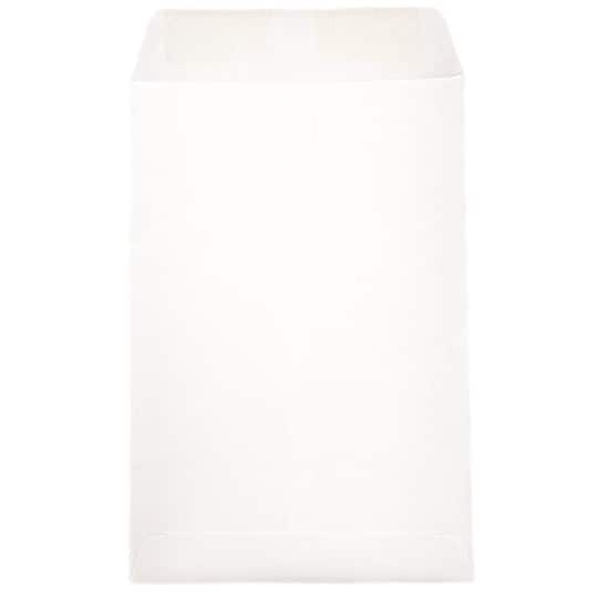 JAM Paper 6" x 9" White Open End Catalog Commercial Envelopes